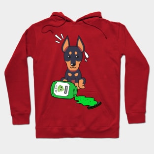 Cute Alsatian Spilled Wasabi sauce Hoodie